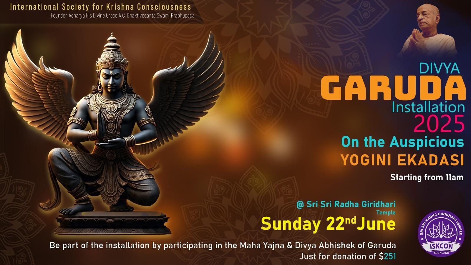 Divya Garuda Installation 2025