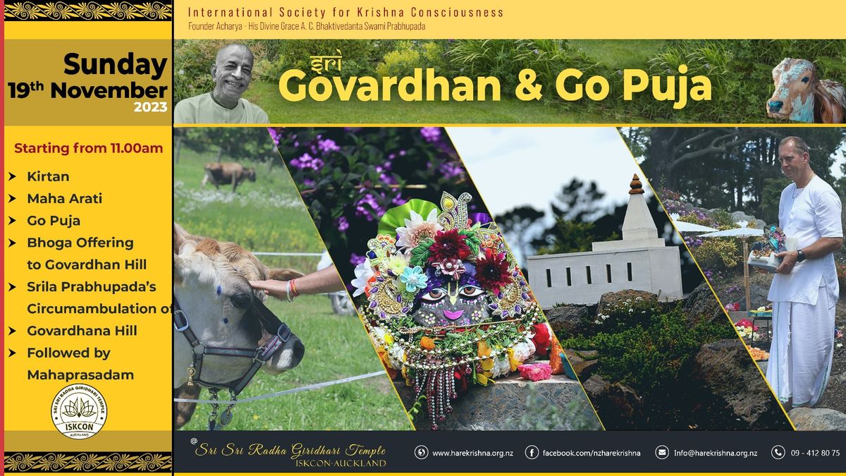 Sri Govardhan & Go Puja